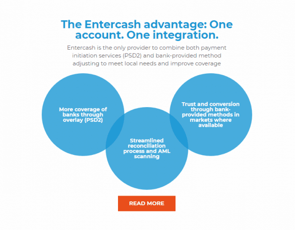 Entercash Advantages