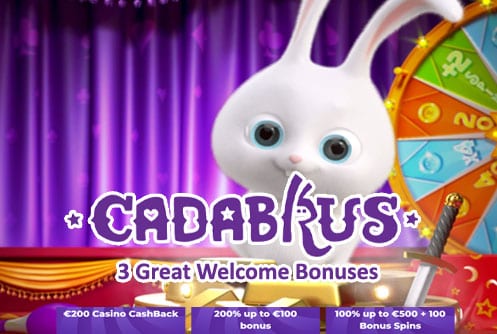 Cadabrus Casinos Welcome Bonus