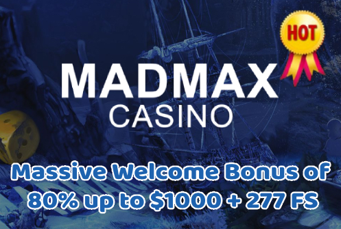 Madmax Casino Massive Welcome Bonus