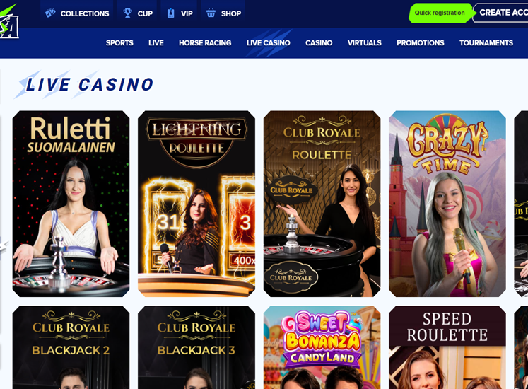 Sportaza Casino Live Casino