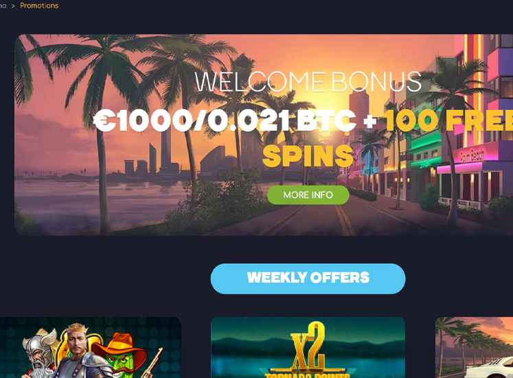 WildTornado Casino Promotions