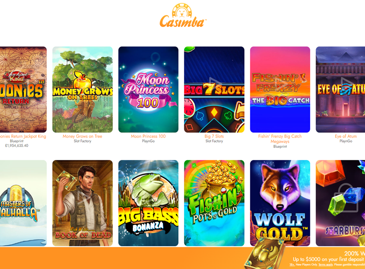 Casimbo Casino Games