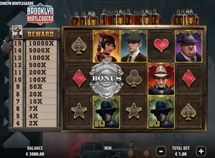 Brooklyn Bootleggers Slot Base Game