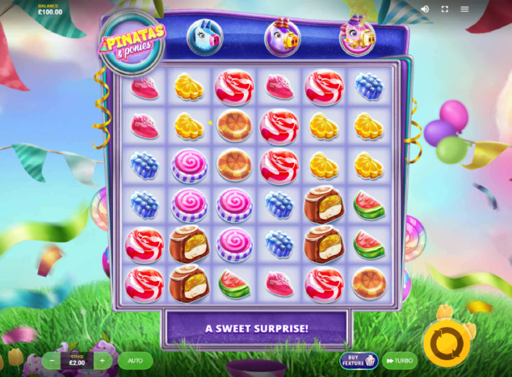 Pinatas & Ponies Slot Base Game