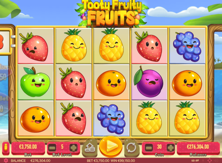 Tooty Fruity Fruits Slot