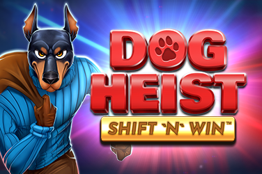 dog heist slot logo