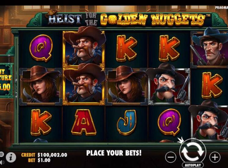 Heist for the Golden Nuggets Slot