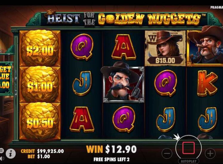 Heist for the Golden Nuggets Slot