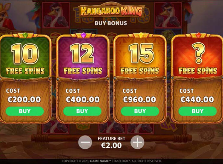 Kangaroo King Slot