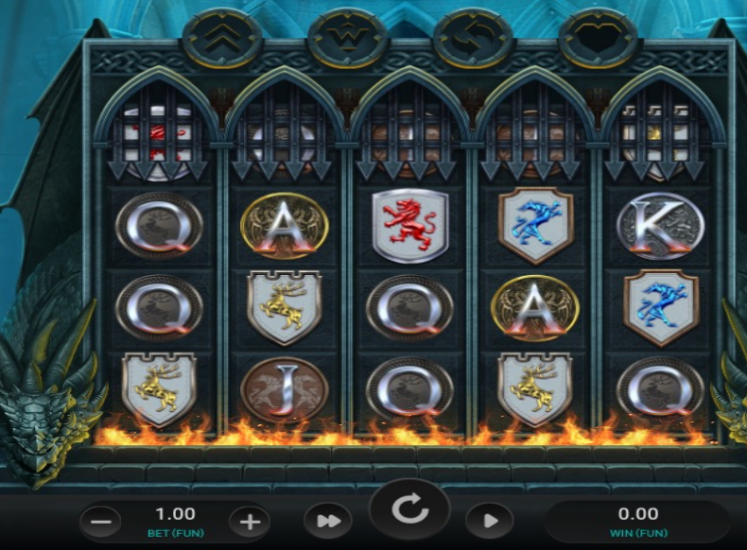 Temple of Fury Slot symbols