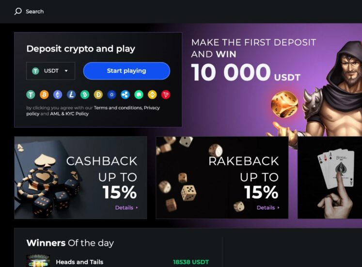 0x.bet Home Page Screen