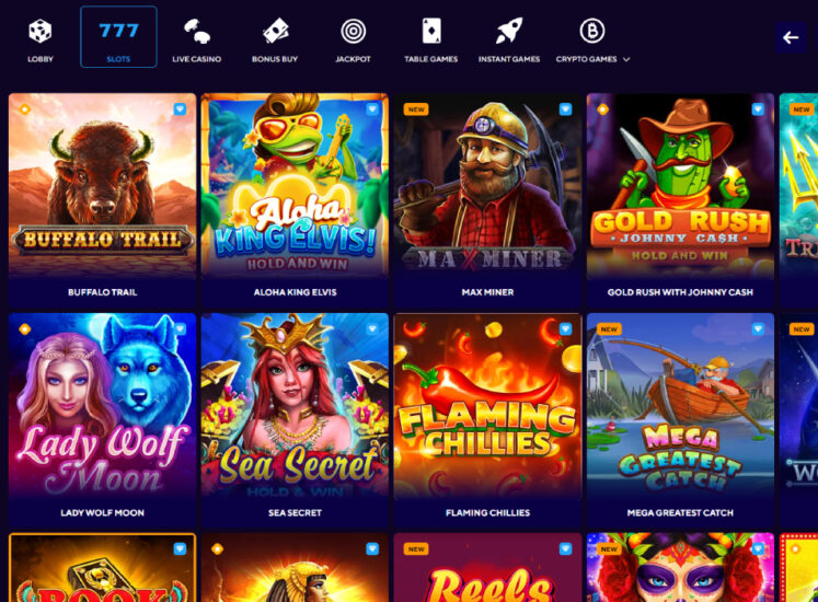 Dazard Casino Slots Section