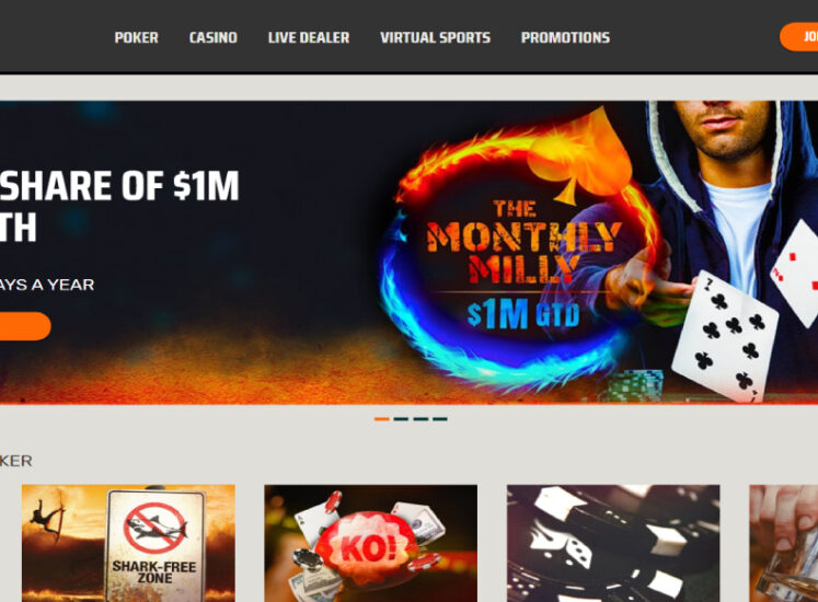 Ignition Casino Home Page Screen